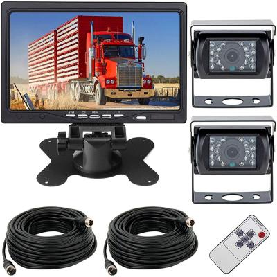 China Waterproof RV Backup Camera System With 7 Inch Monitor Vehicle Backup Camera Night Vision For RV Truck for sale