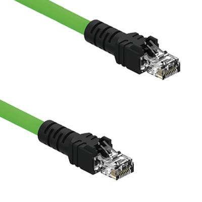 China Ethernet Connector IP20 Male RJ45 To Male Network RJ45 Ethernet Connector With 4x22AWG CAT5e Cable for sale