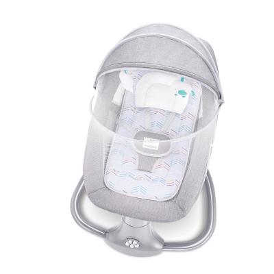 China Electric Baby Rocking Artifact Baby Rocking Sleep Crib Modern Baby Bed Chair Comfort Electric Newborn Baby Crib for sale