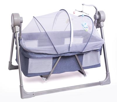 China Hot Sale Durable+adjustable+Mobile Cradle Swing Electric Baby Bed for Swing and Playpen for sale