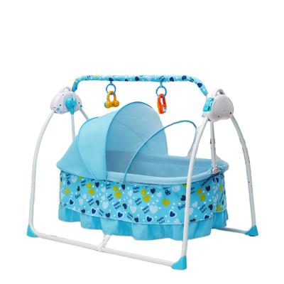 China Wholesale Durable+adjustable+Mobile China Cheap Foldable Baby Sleep Cradle Electric Swing Bed for sale