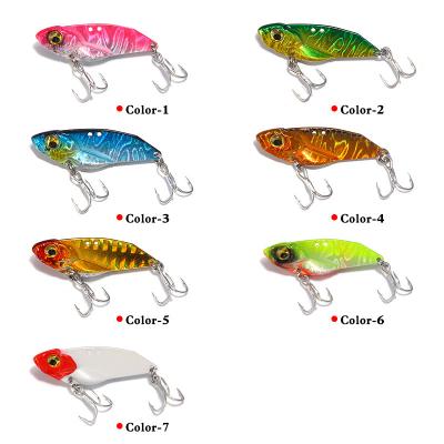 China 7g 10g 15g Metal Fishing Sinkers Baits Lures Metal Sequin VIBE Spinner Fishing Lure Swimbait Slow Sinking Jig for sale