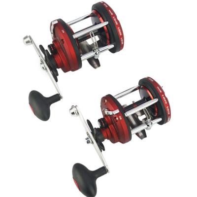 China Metal+Plastic 12BB Round Bait Casting Reel Plastic Reel Saltwater Fishing Reel Main Drum Reel Metal Body Drum Fishing Reel for sale