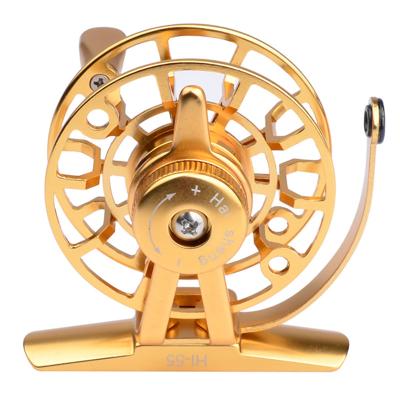 China Fly Method Fishing Reel Fly Fishing Wheel Aluminum Alloy Fly Reel CNC Machine Cut Big Shaft Die Casting Reel for sale