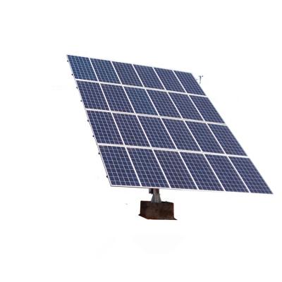 China Aluminum/Galvanized Solar Tracker 30kw 5kw 10kw Steel Solar System Track System Photovoltaic Solar Power Station On Grid Solar System for sale