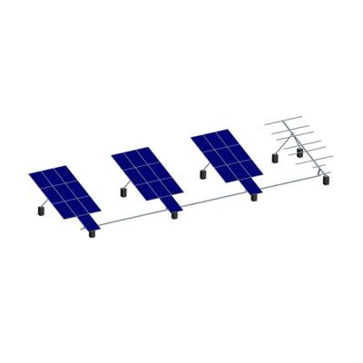 China Commercial China Sophisticated Technologies Tilted Single Axis Solar Tracker Sun Tracking System for sale