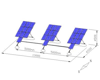 China Single Axis Sun Tracker 6kw Sun Tracker System Jhsp6kw Solar Tracking System for sale