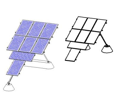 China Single Axis 5kw Solar Tracker Prices Hot Galvanizing Single Axis Sun Tracker for sale