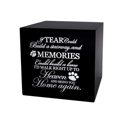 China American style high quality keepsake for dogs pet urn for dog ashes pet urns for cats ashes for sale