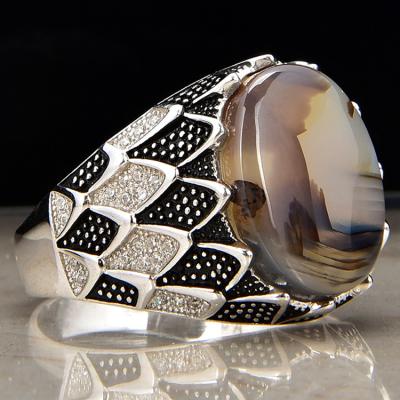 China Fashionable Cheap Price Micro Pave Jewelry Mens Ring Model 925 Silver Ring Jewelry for sale