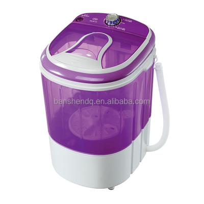 China SKD Optional 3.0kg Semi-automatic Single Tub Mini Laundry Washing Machine By SKD Packing for sale