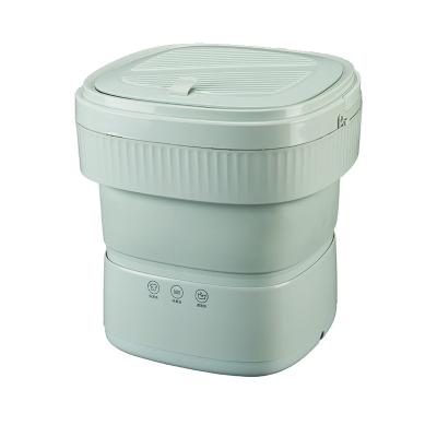 China New optional DC and AC SKD topload seal, silicone folding small mini electric traveling portable washing machine for sale