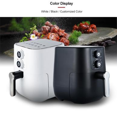 China Household Dropshipping 1200W White 5L No New Design Mini Air Fryer Without Oil Professional, Oil Free Oil Fryer for sale