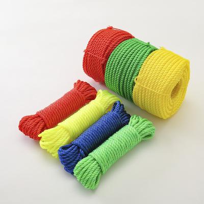 China 4 Strands 8mm Eco - Friendly Conventional PE Packing Rope for sale