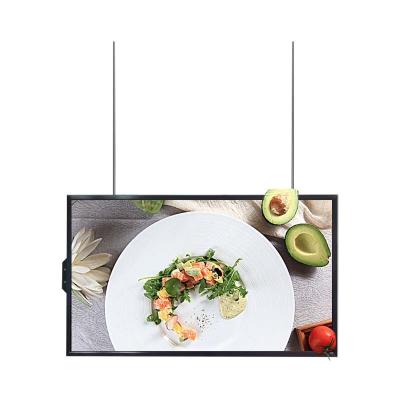 China UHD LCD Screens 55 Inch Outdoor Lcd Displays Wall Mount Electronic Menu LCD Monitors For Restaurant 55 Inch for sale