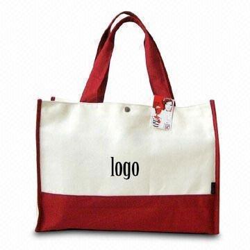 China Eco - Friendly Handbags Brands Custom Printed Recycled Drawstring Cotton Canvas Tote Shopping Bags for sale