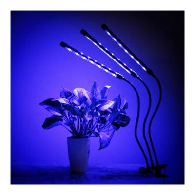 China Seed Starting USB 3 Heads Led Grow Lamp Lumen Power Green Garden VEG Flower Indoor Plants Desk Led Chip Gow Light Spectrum for sale