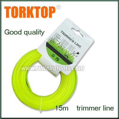 China 2-Stroke Brush Cutter Strimmer Line , Nylon Grass Trimmer Line 2.4mm for sale