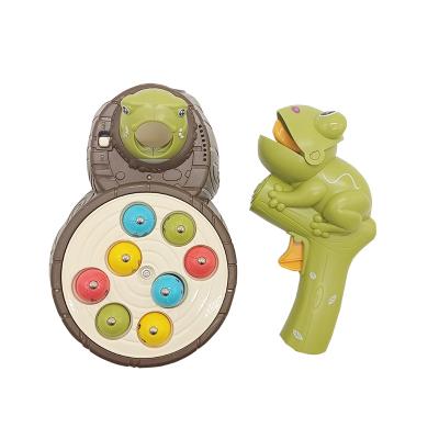 China 2021 Children's Plastic Magnetic Frog Insect Insect Catching Early Education Desktop Toy Hand-eye Coordination Exercise for sale