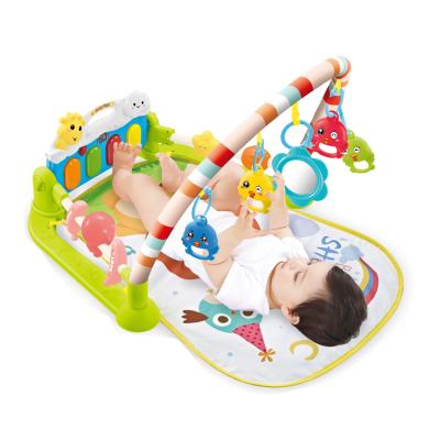 China Hot Selling Electronic Toy Infant Toy huanlexing Crawling Musical Keyboard Piano Electronic Game Mats For Children for sale