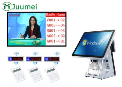 China 17 Inch Slim Smart Queue Management Equipment Intelligent Type for sale