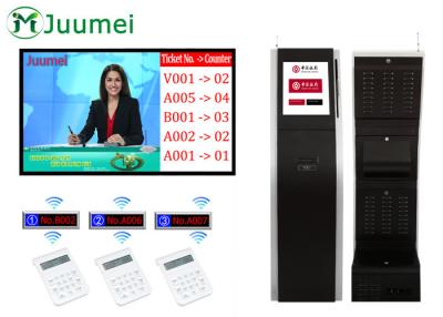 China Electronic Queue Display System With TV Advertising Video And Call Number for sale