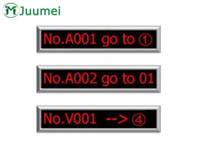 China Queue System LED Counter Display 8 Character 150-500 Meters Wireless Distance for sale