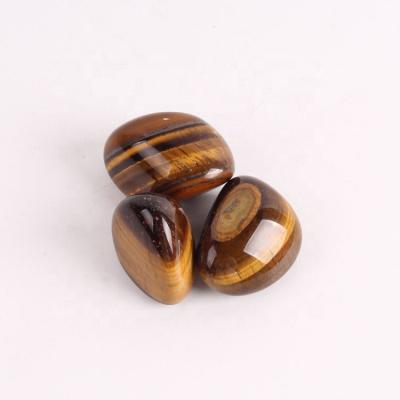 China Wholesale Europe Healing Crystal Palm Stones Yellow Tiger Eye For Decoration for sale