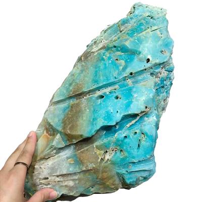 China High Quality Raw Raw Rough Mineral Amazonite Stone Europe Nature Crystal Stone Samples For Healing for sale