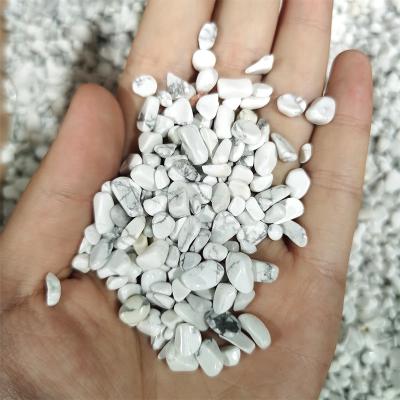 China Hot-selling Europe wholesale natural white turquoise gravel crystal gravel for gifts for sale