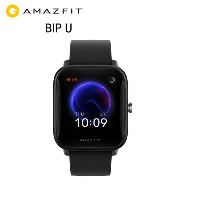 China Amazfit Bip U Smartwatch 5ATM GPS Navigation GLONASS Water Resistant Color Screen Sleep Monitoring Sports Tracking For Android for sale