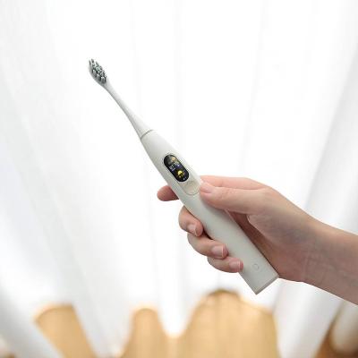 China Global Version Oclean X Sonic Electric Toothbrush Color LCD Touch Screen IPX7 4 Brush Modes Quick Charge 30 Days Toothbrush for sale