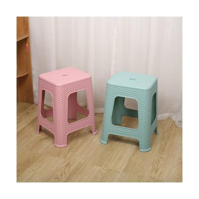 China Household Viable Colorful Portable Bathroom Stool Ladder Stool Bench Plastic Non-Slip Stool for sale