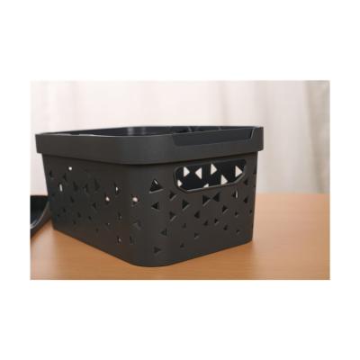 China New Customized High Quality Wholesale Viable Plastic Crafts Storage Basket for sale