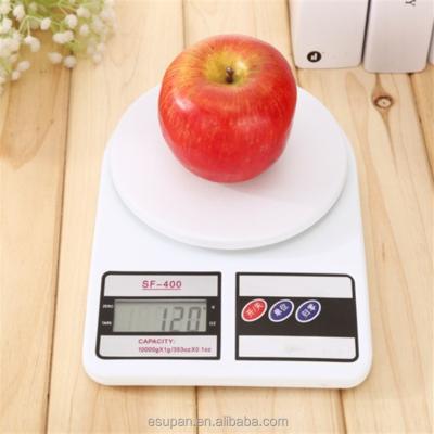 China Cheap Electronic Tare Digital Kitchen Scale Food Scale 10 Kg for sale