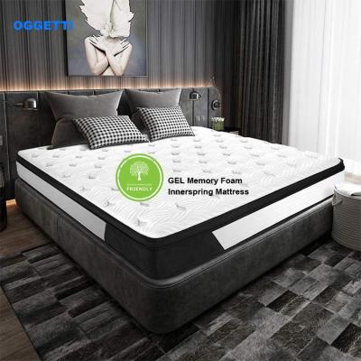 China Foldable Orthopedic 160X200 Mattresses Gel Memory Foam Pocket Coil Bed Base Supplier I10 Materassi for sale