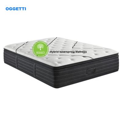 China Foldable 12 Inch Latex Pocket Spring Metress Mattress Sleep Mattress OEM & ODM Hybrid for sale