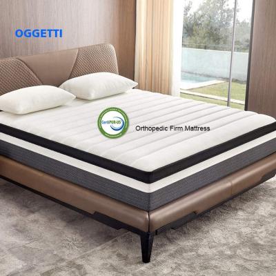 China Foldable Plush Mattress Algeria Price Hybrid Orthopedic Bed Mattress Spring 10 Years for sale