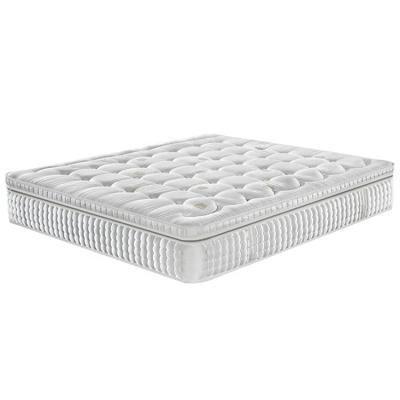 China Foldable Luxury Euro Box Mattress Pocket Spring Memory Foam Memory Foam Mattress Top Silk Bed for sale