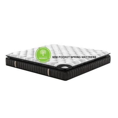 China Foldable Luxury Micro Pocket Sprung Bamboo Memory Foam Mattress Matress King Queen Mattress Pillow Top for sale