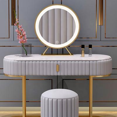 China (Other) Luxeey Adjustable Modern Small Dresser Bedroom Dresser Mirror Table Makeup for sale