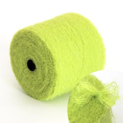 China ZENGLONG anti-pilling bulk 2cm mink chatters machine fancy dyed knitting weaving yarn crochet 100% nylon faux sable hair yarn for wholesale for sale