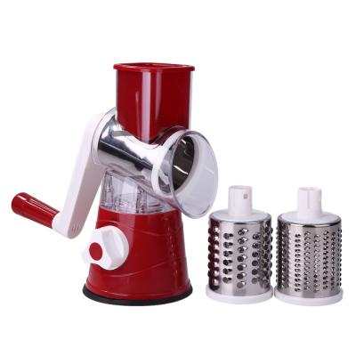 China Kitchen Viable Vegetable Slicer Stainless Steel Slicer Multifunctional Round Spiral Cutter Slicer Fruit for sale