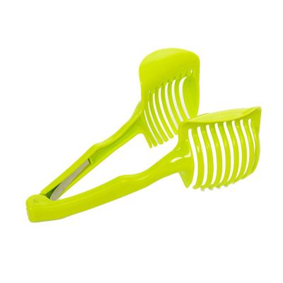 China Sustainable Multi-Functional Plastic Fruit Round Slicer Handheld Segmentation Vegetable Lemon Clip Cutter for sale