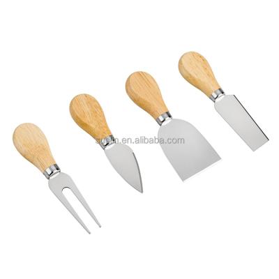 China Sustainable Spatula And Fork Butter Knife, Factory Wholesale Amazon Hot Selling Tool Kit 4 Best Cheese Knife Set-Mini Knife 4 Cheese Knives for sale