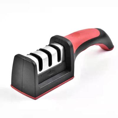 China Disposable Professional Knife Sharpener 3 Stage Kitchen Sharpening Stone Whetstone Steel Tungsten Diamond Ceramic Grindstone for sale