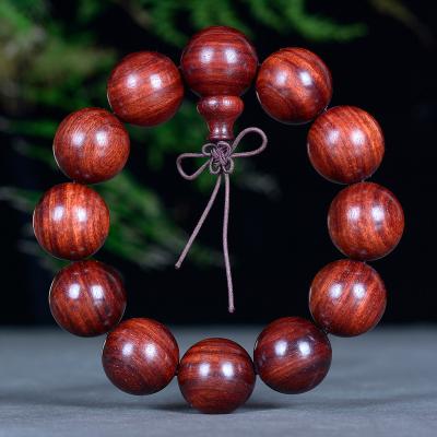 China Religious Red Sandalwood Bracelets Men and Women's Marla Bracelet Jewelry Buddha Beads Custom Meditative Rosary Jewelry Gifts for sale