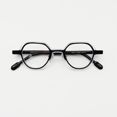 China Fashionable unisex eyewear unique color optical glass frames acetate eyewear eyeglasses both frames glasses frames for sale