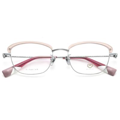 China Fashionable Love To Beta Eyeglasses Women Eyewear Esthetics Oriental Ruyi Frame Style Premier Optical Eyeglasses Titanium Eyeglasses for sale