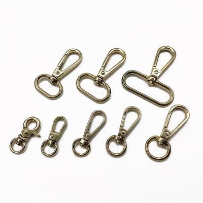 China Hot Sale Washable Luggage Handbag Alloy Buckle Copper Hook Metal Brass Turn Hook Buckle for sale